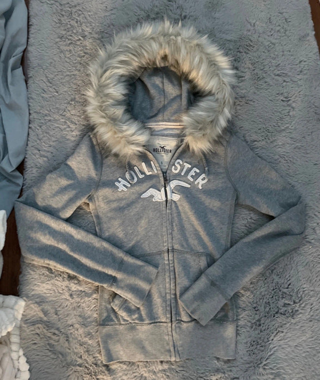 Fur Zip Up