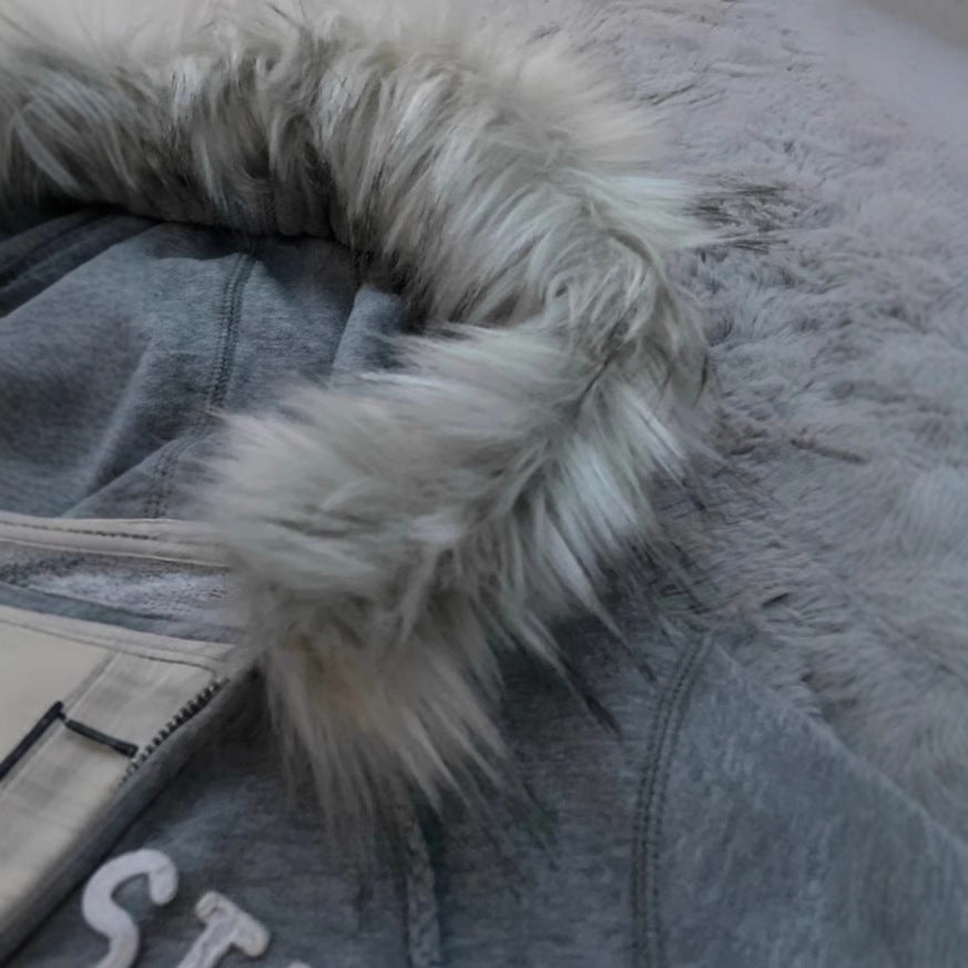 Fur Zip Up